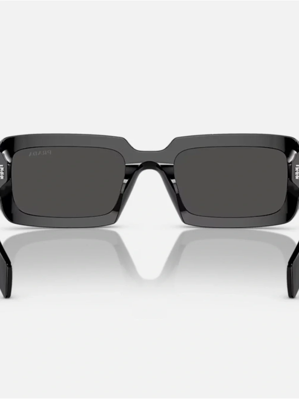 Prada Black Rectangular Sunglasses